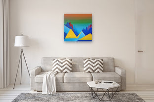 Facets of Heaven - Switzerland by Elena Andronescu |  In Room View of Artwork 