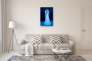 Blue Angel by Naoko Paluszak |  In Room View of Artwork 