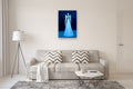 Original art for sale at UGallery.com | Blue Angel by Naoko Paluszak | $1,650 | oil painting | 36' h x 24' w | thumbnail 5