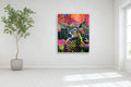 Original art for sale at UGallery.com | Beautifully Vibrant by Scott Dykema | $7,000 | mixed media artwork | 60' h x 48' w | thumbnail 5