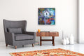Original art for sale at UGallery.com | Residence by Robert Hofherr | $1,400 | acrylic painting | 24' h x 24' w | thumbnail 5