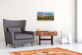 Original art for sale at UGallery.com | Garden Reverie by Lisa Elley | $550 | oil painting | 12' h x 24' w | thumbnail 5