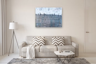 Winter Field by Pat Forbes |  In Room View of Artwork 