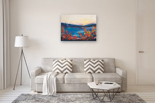 Coastal Color Burst by Kajal Zaveri |  In Room View of Artwork 