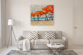 Original art for sale at UGallery.com | Orange Cypress by James Hartman | $4,350 | oil painting | 42' h x 48' w | thumbnail 5