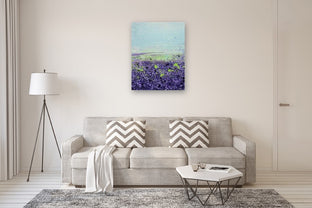 Purple Prairie Clover by Lisa Carney |  In Room View of Artwork 