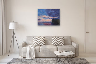 Coral Sky by Karen E Lewis |  In Room View of Artwork 