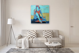 Triangle Pose by Gail Ragains |  In Room View of Artwork 