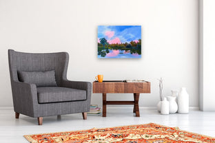 Sunrise at the Lakes by JoAnn Golenia |  In Room View of Artwork 