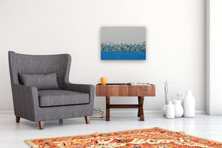 Blue Dazzle by Lisa Carney |  In Room View of Artwork 