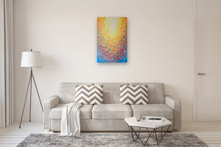 Orange and Blue 10 by Natasha Tayles |  In Room View of Artwork 