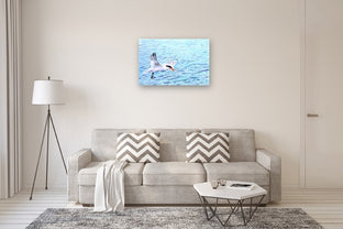 Caspian Tern Fishing by Emil Morhardt |  In Room View of Artwork 