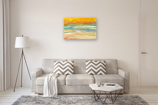 Seascape of Shadow and Light by Alicia Dunn |  In Room View of Artwork 