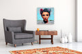 Original art for sale at UGallery.com | Flower Girl by Malia Pettit | $2,200 | oil painting | 24' h x 24' w | thumbnail 5