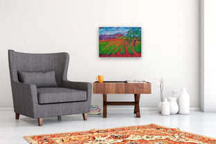 Gentle Breeze in Winery by Zelie Alice |  In Room View of Artwork 