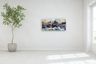 Beneath the Waves of Your Heart by Lynn Goldstein |  In Room View of Artwork 