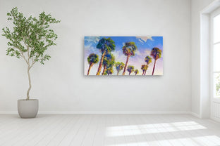 Palms in California by Suren Nersisyan |  In Room View of Artwork 