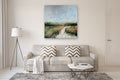 Original art for sale at UGallery.com | Genial View by Ronda Waiksnis | $3,800 | oil painting | 48' h x 48' w | thumbnail 5