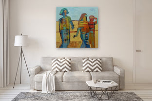 Walking Trio by Gail Ragains |  In Room View of Artwork 
