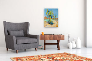 Saguaro Cactus in Arizona Desert by Suren Nersisyan |  In Room View of Artwork 