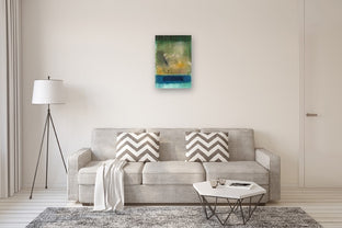 Coconut Lagoon by Mena Malgavkar |  In Room View of Artwork 