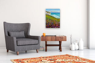 Bliss on the Coast by Lisa Elley |  In Room View of Artwork 