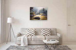 Fly Fishing by Kent Sullivan |  In Room View of Artwork 