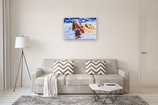 Steller Sea Lions at Sea by Emil Morhardt |  In Room View of Artwork 