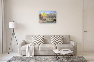 Farm in Fall by Suren Nersisyan |  In Room View of Artwork 