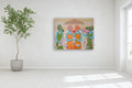 Original art for sale at UGallery.com | Companion by Arvind Kumar Dubey | $5,300 | acrylic painting | 48' h x 60' w | thumbnail 5