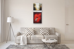 Bayou with Hummingbird by Candice Eisenfeld |  In Room View of Artwork 