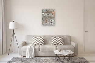 Arrangement in Silver and Gray by Maya Malioutina |  In Room View of Artwork 