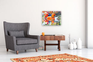 Mandarin Glide by John Jaster |  In Room View of Artwork 