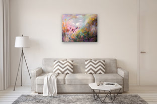 Serene Happiness by Dowa Hattem |  In Room View of Artwork 