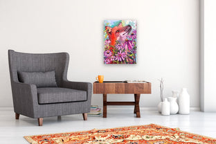 Flower Fox by Tara Zalewsky-Nease |  In Room View of Artwork 