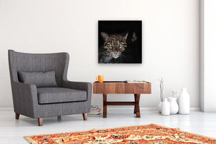 Clouded Leopard by Jan Fontecchio Perley |  In Room View of Artwork 