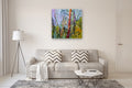 Original art for sale at UGallery.com | Life is Beautiful by Julia Hacker | $3,425 | oil painting | 40' h x 40' w | thumbnail 5