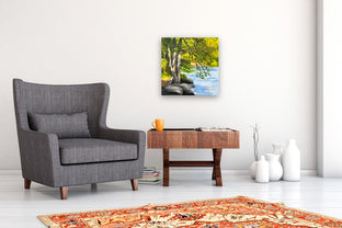 Best Spot on the River by JoAnn Golenia |  In Room View of Artwork 