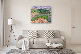 Lupine and Talus by Crystal DiPietro |  In Room View of Artwork 