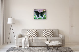 Black Butterfly by Kira Yustak |  In Room View of Artwork 