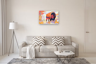 Buffalo Dreams by John Jaster |  In Room View of Artwork 