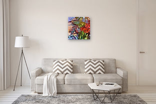 Succulent Summer by Tara Zalewsky-Nease |  In Room View of Artwork 