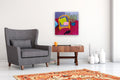 Original art for sale at UGallery.com | Studio Corner by Feng Biddle | $1,000 | oil painting | 23' h x 23' w | thumbnail 5