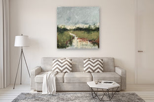 A Soft Evening by Ronda Waiksnis |  In Room View of Artwork 