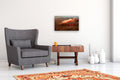 Original art for sale at UGallery.com | Keeping Warm by McGarren Flack | $1,900 | oil painting | 15' h x 24' w | thumbnail 5