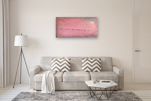 Rose Colored Sky by Sally Adams |  In Room View of Artwork 