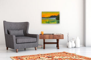 Sunset at Moss Creek by Kent Sullivan |  In Room View of Artwork 