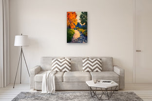 Autumn Passage by Elizabeth Garat |  In Room View of Artwork 