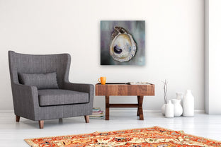 Bay Oyster Shell by Kristine Kainer |  In Room View of Artwork 