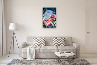 Flowers are Forever by Julia Hacker |  In Room View of Artwork 